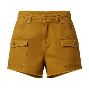 Shorts de Mezclilla Lavados para Hombre, Estilo Moderno, Ropa Casual para Uso Diario y Estilo de Vida Activo - Product Image 1