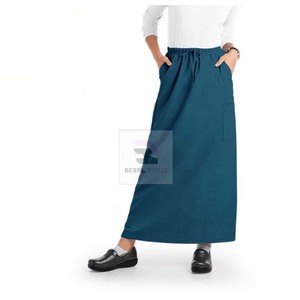 กระโปรงผ้าโพลีเอสเตอร์สำหรับพยาบาลในโรงพยาบาลกระโปรงสครับสำหรับพยาบาล - Product Image 2