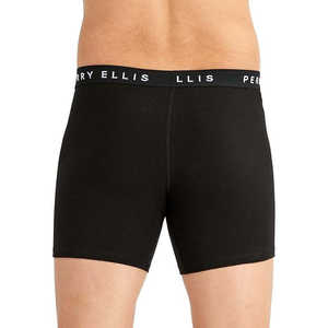 Calzoncillos bóxer de punto elástico de algodón de tiro alto para hombre, sin etiqueta, cintura sin enrollamiento, antibacterianos, transpirables, marca privada OEM - Product Image 4