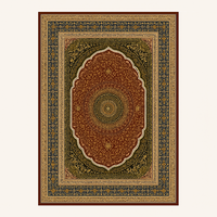 Tapis rectangulaire épais en polyester 3D de style persan moderne, fabriqué à la machine, pour la maison, le salon, le bureau, la salle à manger, les voyages