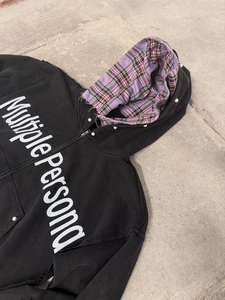 Sudadera con Capucha de Alta Calidad 100% Algodón Lavada con Ácido, Lavada a la Piedra, Estilo Vintage, Sudadera con Capucha Desteñida por el Sol - Product Image 2