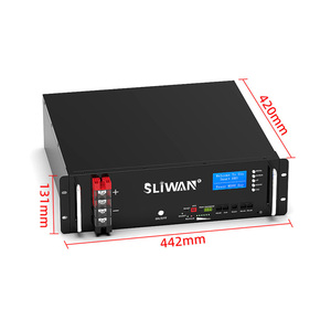 Batterie au lithium LiFePO4 SLIWAN haute capacité 48V 100Ah avec BMS, montage en rack, pour systèmes de sauvegarde solaire domestique, recharge de véhicules électriques et onduleurs - Product Image 2