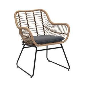 Factory Wholesale High Quality Outdoor Coffee <b>Chair</b> Furniture <b>Stackable</b> Pe Rattan <b>Garden</b> Patio Wire <b>Chair</b> - Product Image 2