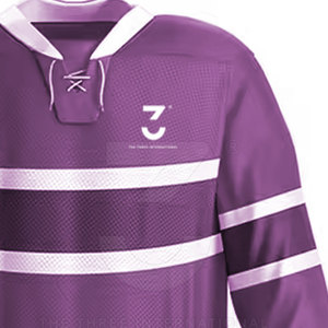 Uniforme de hockey sur glace respirant de haute qualité à séchage rapide pour joueurs adultes, couleur personnalisée, logo imprimé par transfert thermique, service OEM - Product Image 5