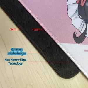 Tappetino per Mouse artigianale nuovo materiale personalizzato stesso stile tappetino per Mouse da gioco Premium con Base in schiuma PORON super antiscivolo