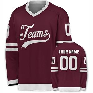 Offre Spéciale de qualité professionnelle Maillots de hockey sur glace sur mesure de haute qualité à bas prix - Product Image 6