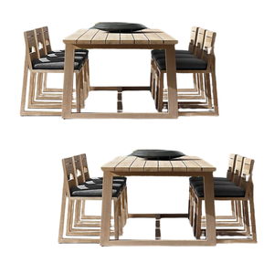 Juego de comedor de muebles de restaurante súper cómodos, mesa y sillas, juego de comedor de madera maciza de alta calidad, fábrica directa - Product Image 1