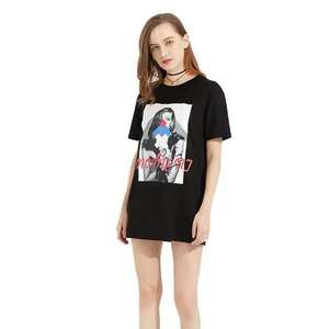 Vêtements personnalisés pour femmes T-shirt respirant à manches courtes pour femmes T-shirt en coton à col rond T-shirt imprimé pour femmes Top Design - Product Image 2