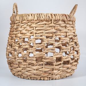 Contenedores de almacenamiento sostenibles, cestas de jacinto de agua natural para organizador de habitación, cesta biodegradable - Product Image 5