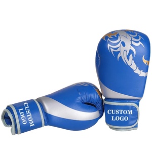 Gants de boxe avec logo personnalisé Entraînement professionnel Gants de boxe de combat économes 100% cuir véritable - Product Image 6