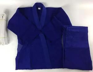 เครื่องแบบ100% คอตตอนจีสำหรับเด็กผู้ใหญ่ชุดเล่นมวยปล้ำศิลปะการต่อสู้สีขาวและน้ำเงินชุดออกกำลังกายมีหลายขนาดให้เลือกทั้งผู้ชายและผู้หญิง - Product Image 5