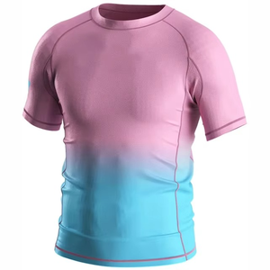 Rashguard OEM pour arts martiaux, sur mesure, manches longues, MMA, BJJ, fitness, grappling, séchage rapide, respirant - Product Image 1