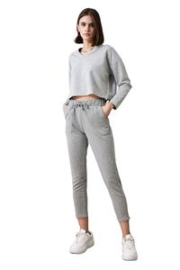 Vêtements pour femmes New Styles V Neck Womens Oversized Tracksuit Cotton Fleece Sweatshirts Long Sleeve Pullover Outfits - Product Image 2