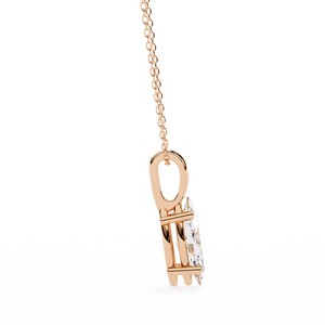 Pendentif en or 18 carats avec diamant et pierre précieuse de laboratoire - Product Image 6