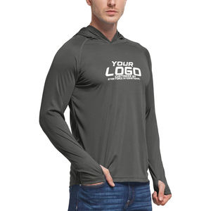 UPF50+ UV Soft Quick Dry Performance <b>Fishing</b> Shirts Clothing Custom Logo Pattern Bamboo Fiber <b>Fishing</b> <b>Hoodie</b> - Product Image 1