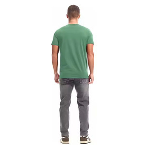 T-shirt surdimensionné en coton avec lettres graphiques OEM sérigraphie col en O Tee Sweatshirt Summer Men Shirt Unisex T-shirt ringer - Product Image 4