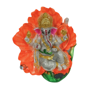 Estatua de Ganesh Ji de Poliresina, Modelo Hecho a Mano, Pintado a Mano, Decoración Religiosa Tradicional, Pooja, Boda, Hogar, Estilo Indio - Product Image 5
