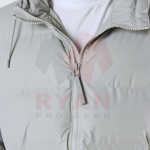 Quick Dry High Quality Long Puffer Jackets For Men Adults And Kids Customized <b>Colour</b> Design And Printing Plus Size - Product Image 4