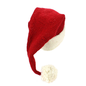 Customized Embroidered Logo <b>Festival</b> <b>Party</b> Decoration Red Xmas <b>Hat</b> Unisex Wool Winter Knitted Beanie Cuffed Daily Wear High - Product Image 6