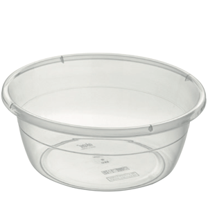 Cuvette ronde en plastique transparent de 4,5 l pour la cuisine, bac transparent pour le stockage des légumes et le lavage du linge Bol polyvalent - Product Image 2