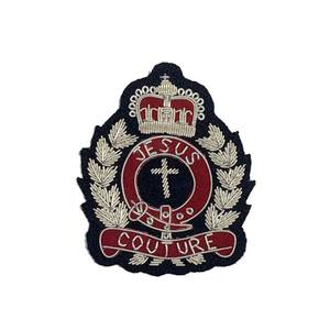 Zari Embroidery Jesus Couture Emblem <b>Badge</b> - Product Image 1