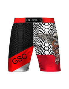 Short MMA unisexe robuste avec designs sublimés personnalisés Short en boîte pour hommes et femmes avec logos et étiquettes privés - Product Image 5