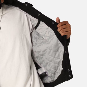 Chaqueta de Béisbol Vintage Personalizable para Hombre, Precio de Fábrica, 100% Algodón, Tela de Felpa, Chaqueta Universitaria Masculina - Product Image 5