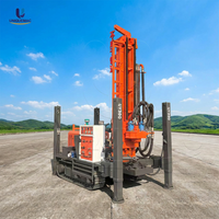 UNIQUEMAC Foreuse rotative sur chenilles robuste pour puits profonds 200m 260m 300m