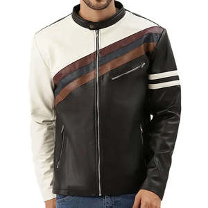 Chaquetas de cuero para motociclistas, chaquetas de cuero de primera calidad para exteriores, chaqueta de cuero para motociclistas para hombre, chaqueta de cuero para motocicleta para hombre para el invierno - Product Image 1