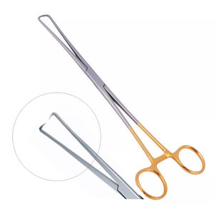 Tenáculo Uterino de 10 Pulgadas, Instrumento Quirúrgico, Recubierto de Oro Parcial, Pinzas de Sujeción Cervical, Tenáculo Uterino - Product Image 6