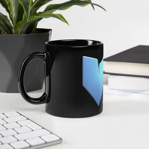 Taza de Cerámica Moderna y Minimalista de 400 ml con Tapa, Diseño de Corazón de Robot, Apta para Microondas, Regalo Empresarial, Accesorio para Café - Product Image 1