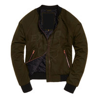 Vestes bomber pour femmes en marque privée, tricotées, respirantes, couleur unie, taille personnalisée, polyester/nylon de haute qualité