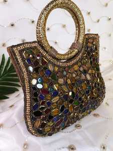 Bolso con cuentas vLemon, bolso con cuentas de limón, bolso de mano con cuentas de limón, bolso de vacaciones de verano de limón amarillo, bolso de mano con cuentas blancas únicas de limón - Product Image 5