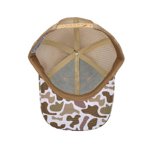 Desert Camo logotipo personalizado productos al por mayor gorra de camionero 6 paneles ala curva alta calidad promocional deporte papá gorra de camionero - Product Image 5