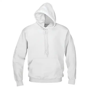 Jersey pesado de alta calidad 100% algodón Logo con capucha de talla grande sudaderas con capucha para hombre Sudaderas con capucha personalizadas de peso pesado de gran tamaño en blanco - Product Image 5