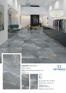 ภายในสีเทาโมเดิร์น 600x1200 มม. สวมใส่กระเบื้องปูพื้นมันกระเบื้องดิจิตอลกระเบื้องหินอ่อนขัดเงากระเบื้องพอร์ซเลน - Product Image 4