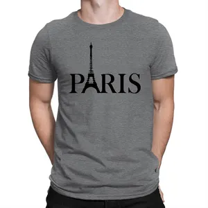 Hommes de Streetwear de tour eiffel imprimé T-Shirts pour hommes 2023