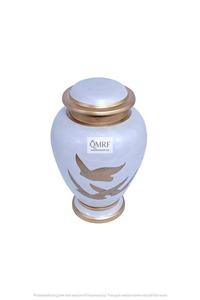 Meilleure qualité artisanat indien Antique en aluminium classique urnes en gros urnes de crémation cendres métal laiton matériel bas prix - Product Image 4