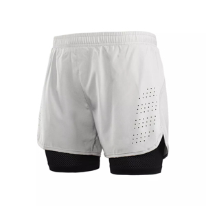 2024 mejores pantalones cortos deportivos de gimnasio para correr de secado rápido de doble capa para hombres al aire libre maratón Fitness pantalones cortos transpirables antiluz para hombres - Product Image 4