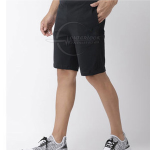 Pantalones cortos vaqueros de algodón para hombre con logotipo personalizado al por mayor, ropa informal de patrón sólido de talla grande con logotipo personalizado - Product Image 2