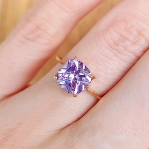 Handmade 925 Starling Silver <b>Ring</b> <b>Indian</b> Natural Amethyst Stone Vintage Fine Jewelry for Weddings Engagements Wholesale Lot - Product Image 3