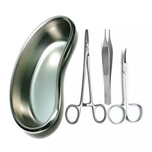 Adson Forceps Iris Scissor <b>Surgical</b> <b>Instrument</b> Set High Quality Needle Holder With Kidney Tray Suture Made Steel Stainless Steel - Product Image 1