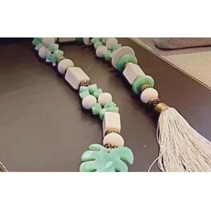 ลูกปัดเรซิ่นพวงมาลัยสีทองและสีขาวมีสไตล์ของตกแต่งโต๊ะอเนกประสงค์ใหม่สำหรับงานปาร์ตี้ในบ้านงานรื่นเริงสำหรับงานแต่งงาน - Product Image 5