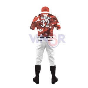 ชุดกีฬาเบสบอลสำหรับผู้ชายชุดเล่นกีฬาเบสบอลสไตล์ยอดนิยมออกแบบได้ตามต้องการ - Product Image 4