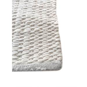 พรมโพลีเอสเตอร์ทอลายเรียบสีไอวอรี่ รุ่น Abrash ลายเรขาคณิตสีพื้น รูปทรงสี่เหลี่ยมผืนผ้า สำหรับห้องนั่งเล่น พรมข้างเตียง พรมทางเดิน - Product Image 4