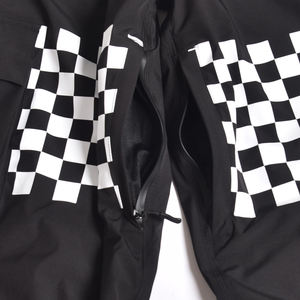 Pantalon baggy de ski de neige pour hommes taille élastique pantalon imperméable à l'eau couleur unie lâche tendance Hip Hop pantalon Streetwear - Product Image 6