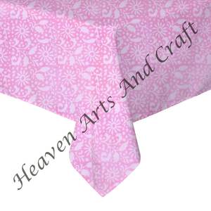 Mantel cuadrado de lujo y estampado de bloques a mano de 120 pulgadas para decoraciones de boda para eventos manteles de India Jaipur - Product Image 2