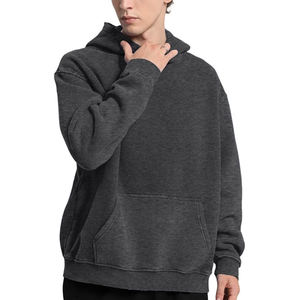 Sweats à capuche pour hommes très demandés, délavés à l'acide, 100% coton molletonné, mode streetwear personnalisée pour les marques, entièrement personnalisable, commandes en gros, style vintage - Product Image 3