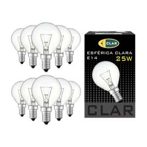 Ampoule sphérique incandescente transparente E14 25W - Product Image 1