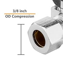 Латунный Угловой клапан 3/8 "OD X 3/8" OD X 1/2 "<span class=keywords><strong>FIP</strong></span>, бессвинцовый антикоррозийный для систем высокого давления (сертификат ISO 9001) - Product Image 6